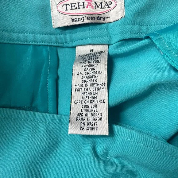 Tehama Women's Blue‎ Golf Shorts, Size 8 - Picture 4 of 5